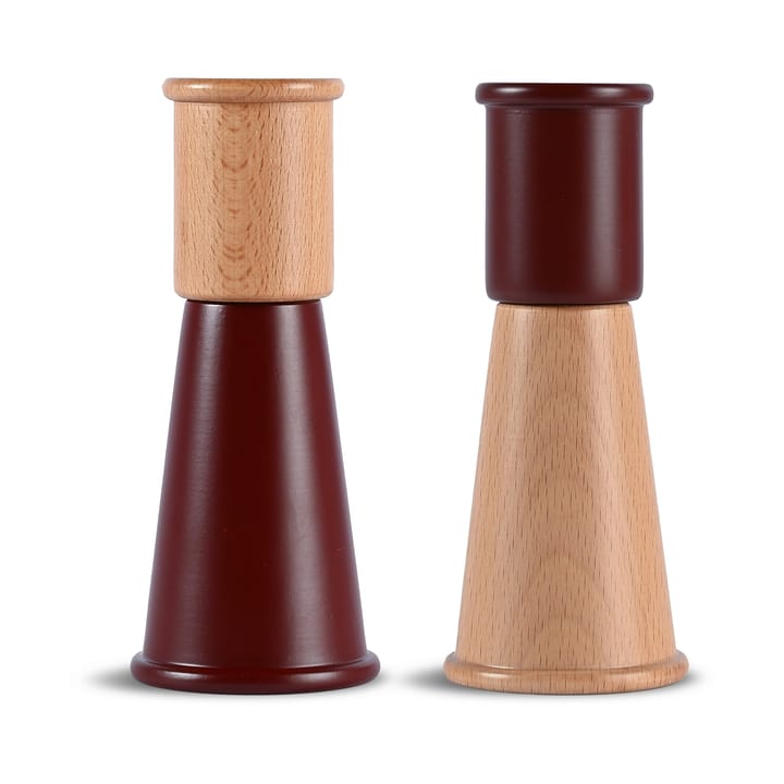 Gurken Salz- und Pfeffermühle klein 2 Teile - Rot-braun - Sagaform