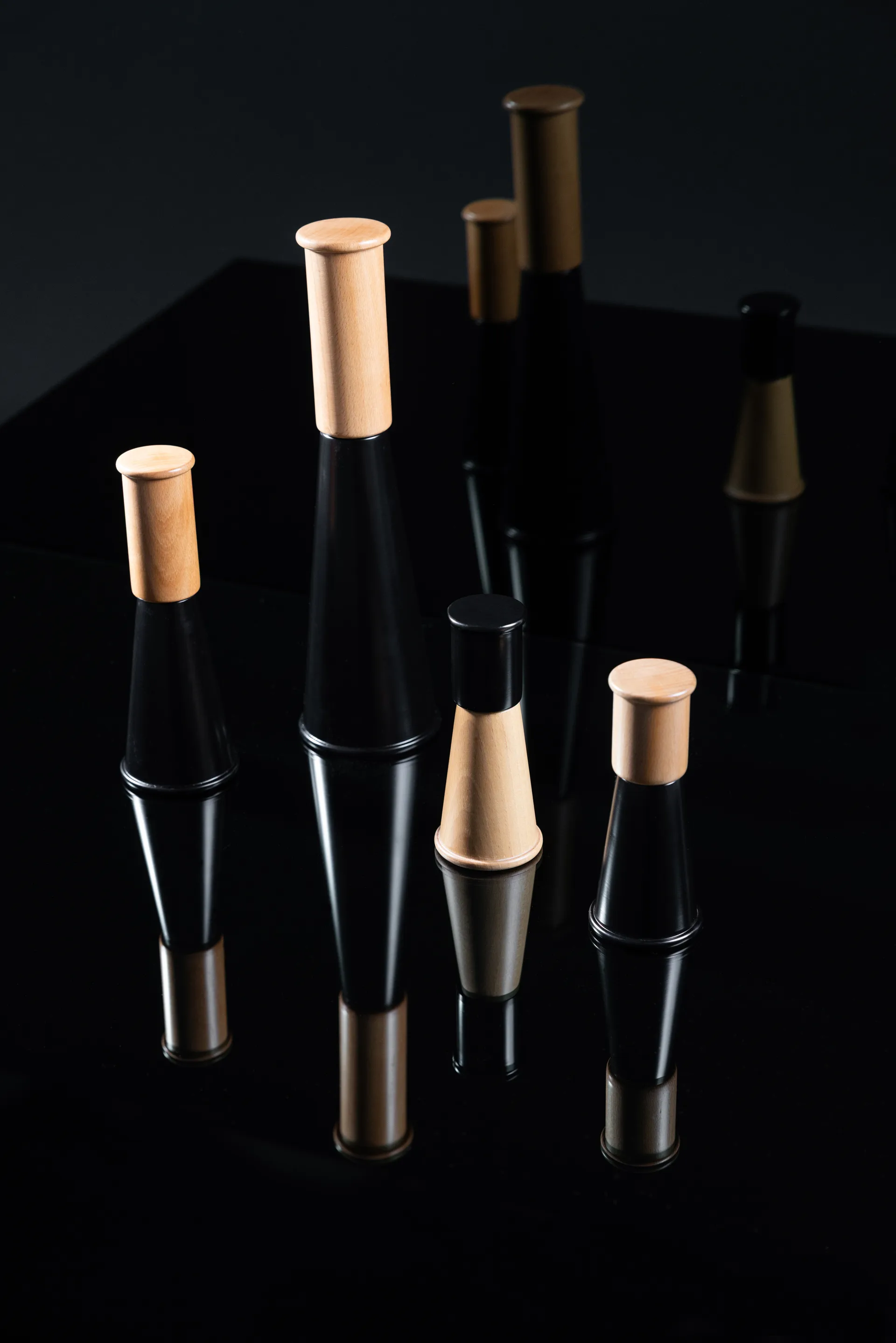 Gurken Salz- und Pfeffermühle mittel 20,5 cm, Schwarz-braun Sagaform