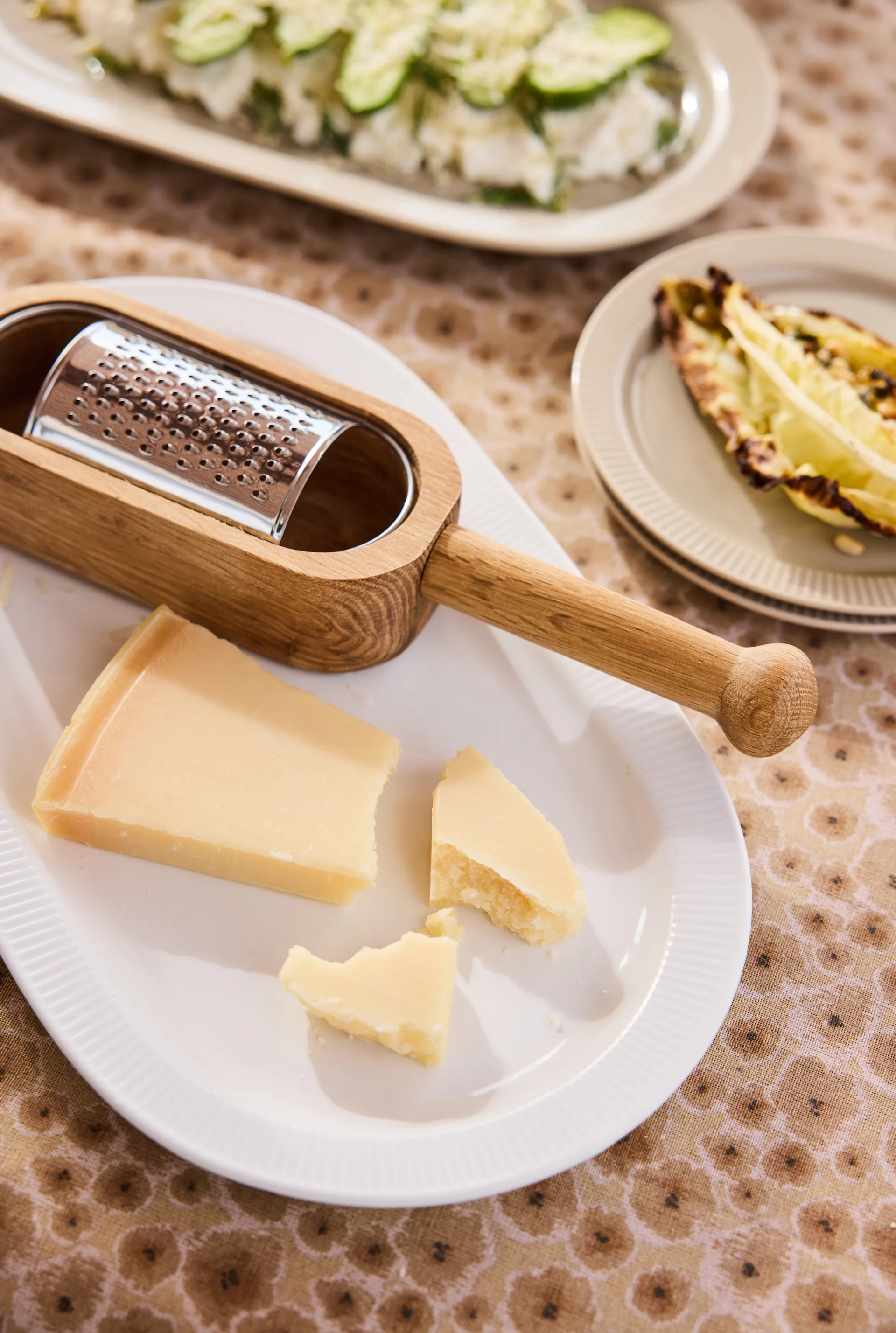 Inka Servierplatte, Weiß, 20x34 cm Sagaform