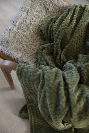 Maja Fleecedecke - Grün - Sagaform