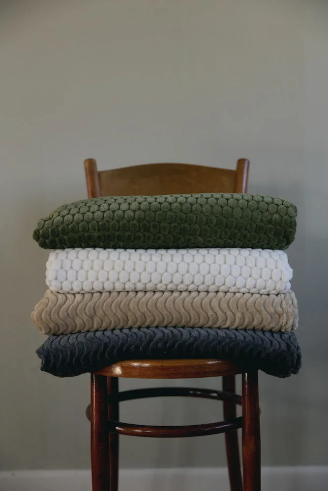 Maja Fleecedecke, Weiß Sagaform