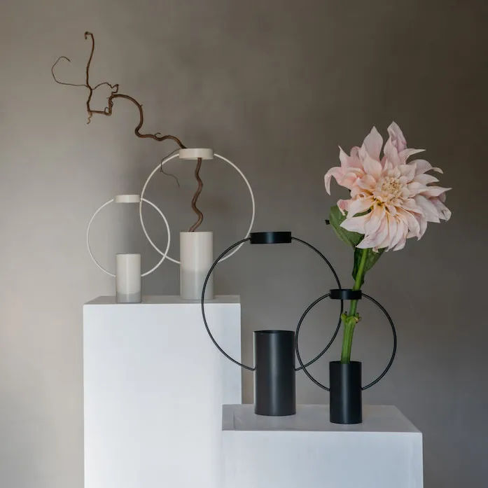 Moon Vase 21cm, Schwarz Sagaform