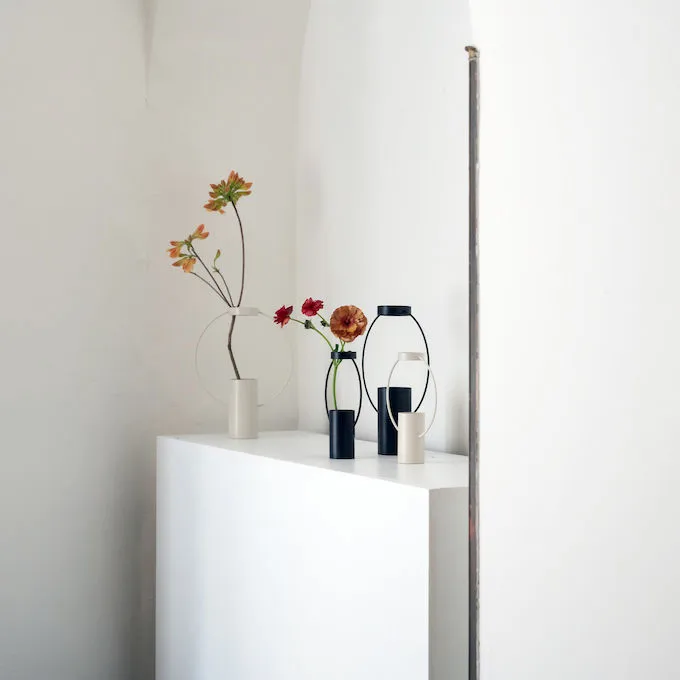 Moon Vase 21cm, Schwarz Sagaform