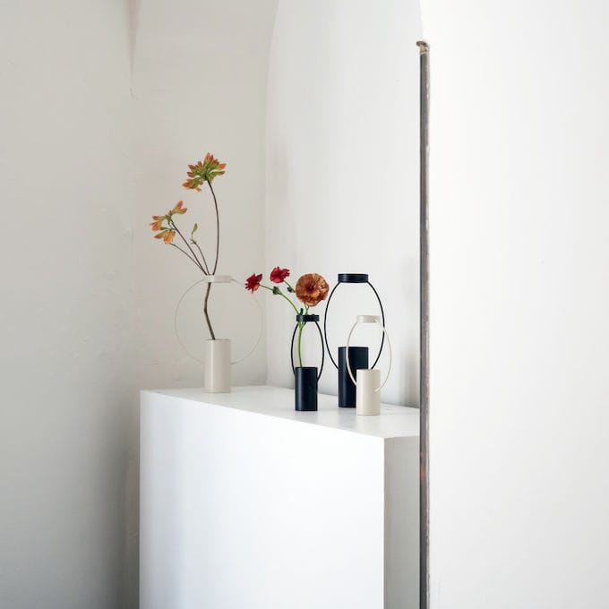 Moon Vase 30cm, Schwarz Sagaform
