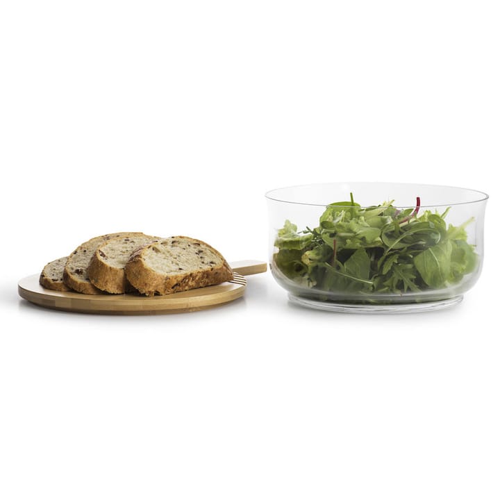 Nature Salatschale mit Bambusdeckel, Ø21cm Sagaform