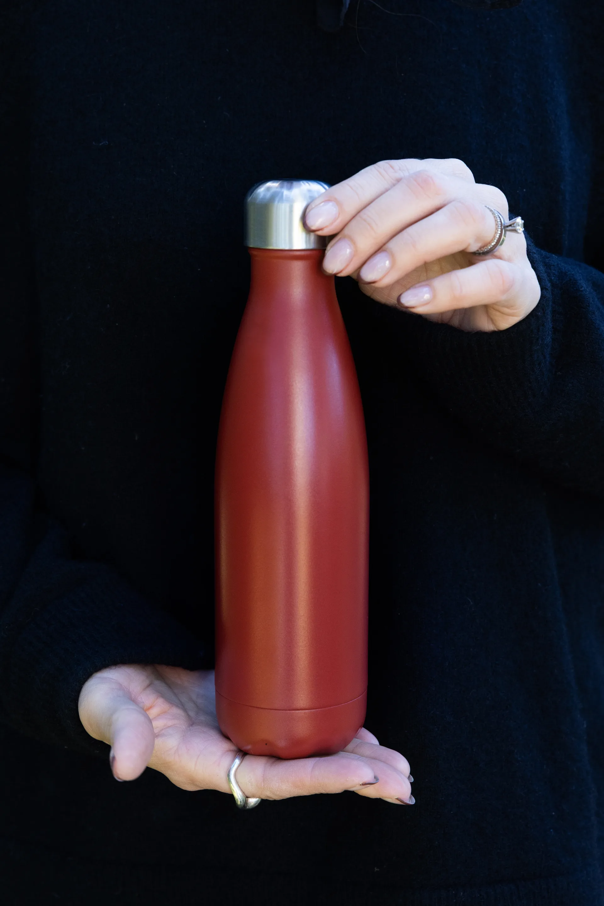 Nils Stahlflasche 50cl, Rot Pantone Sagaform