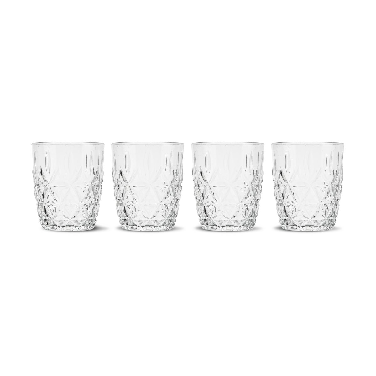 Sagaform Picknick Juni Wasserglas 28 cl 4er-Pack Klar