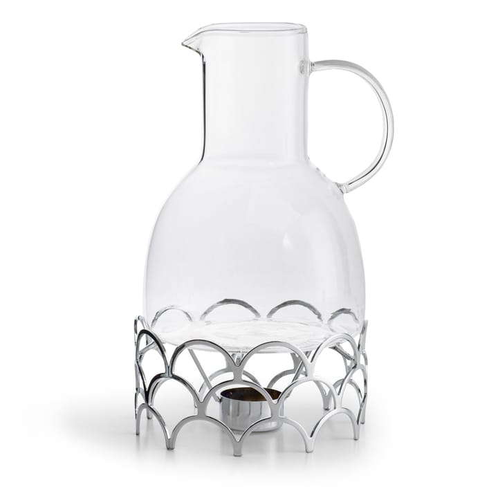 Sagaform Glöggkanne mit Stövchen - Silver - Sagaform