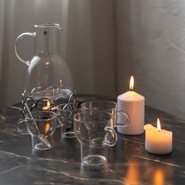 Sagaform Glöggkanne mit Stövchen - Silver - Sagaform