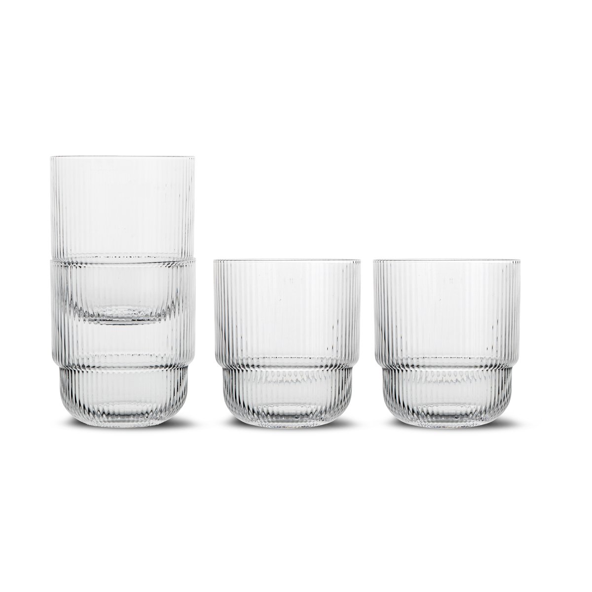 Sagaform Sagaform klare Wassergläser 4er-Pack Klar