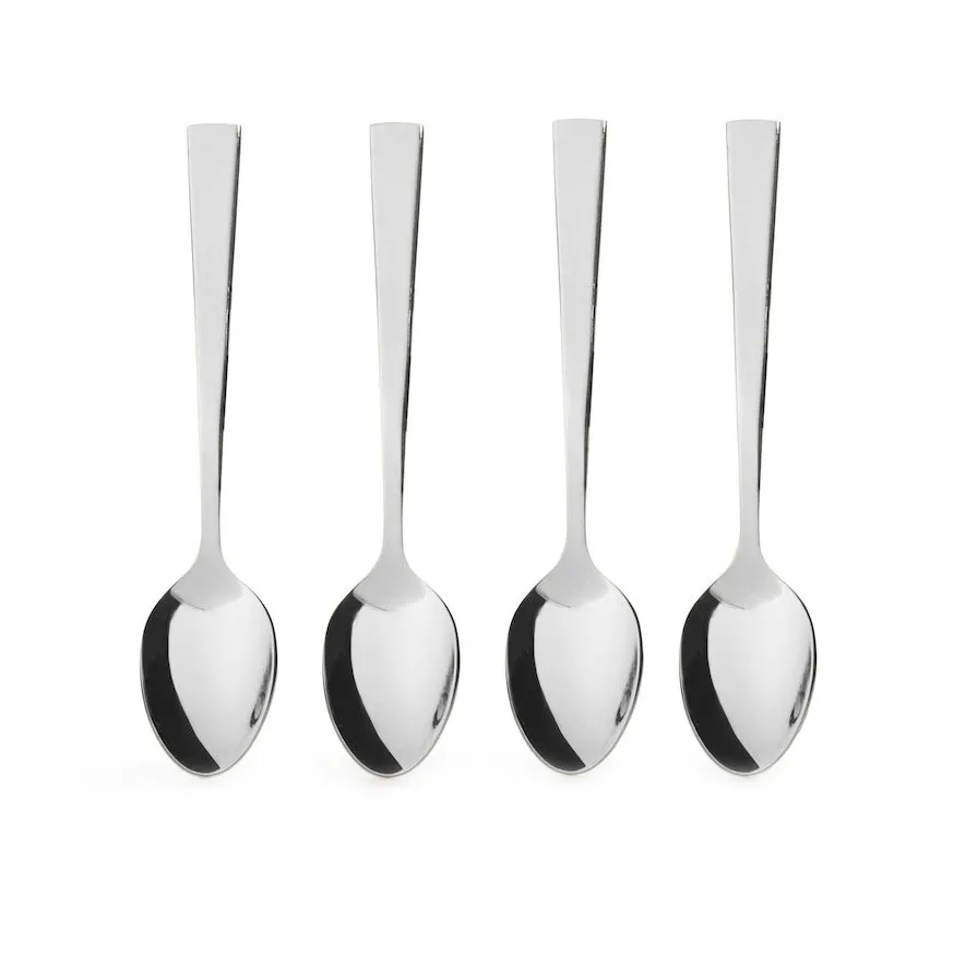 Sagaform Teelöffel 4er Pack, Edelstahl Sagaform