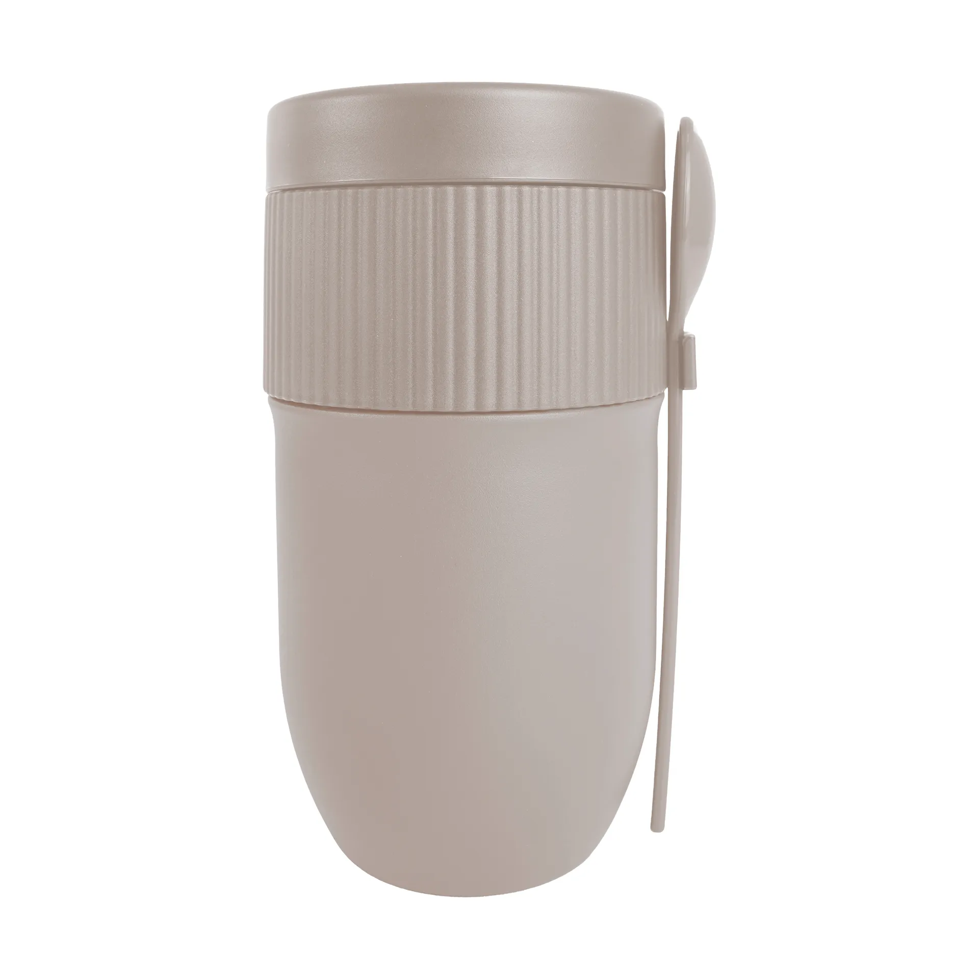 Ted Thermos-Joghurtbecher mit Löffel, Beige Pantone Warm gray 3C, 32 cl Sagaform