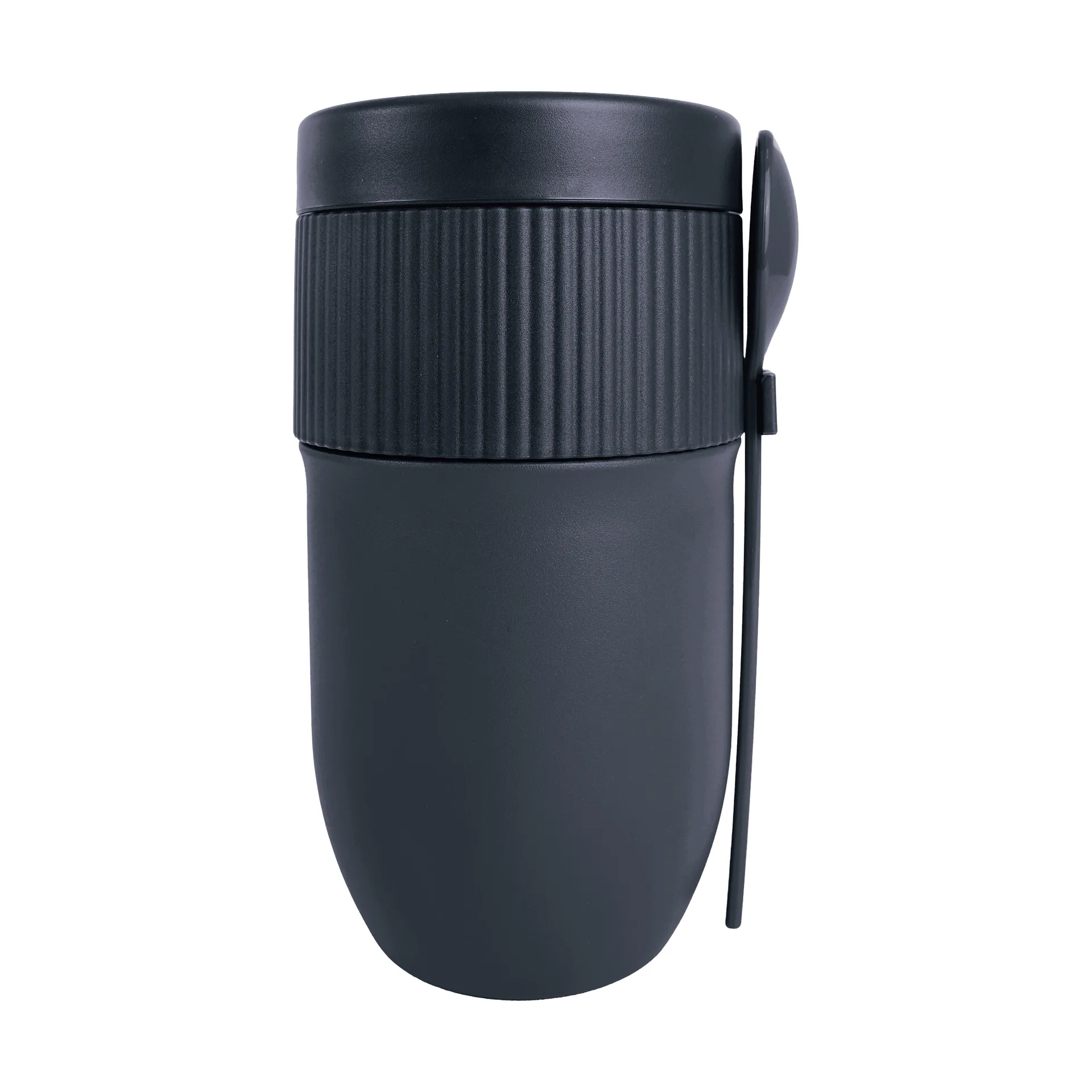 Ted Thermos-Joghurtbecher mit Löffel, Blau Pantone 2379C, 32 cl Sagaform