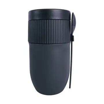 Ted Thermos-Joghurtbecher mit Löffel - Blau Pantone 2379C, 32 cl - Sagaform
