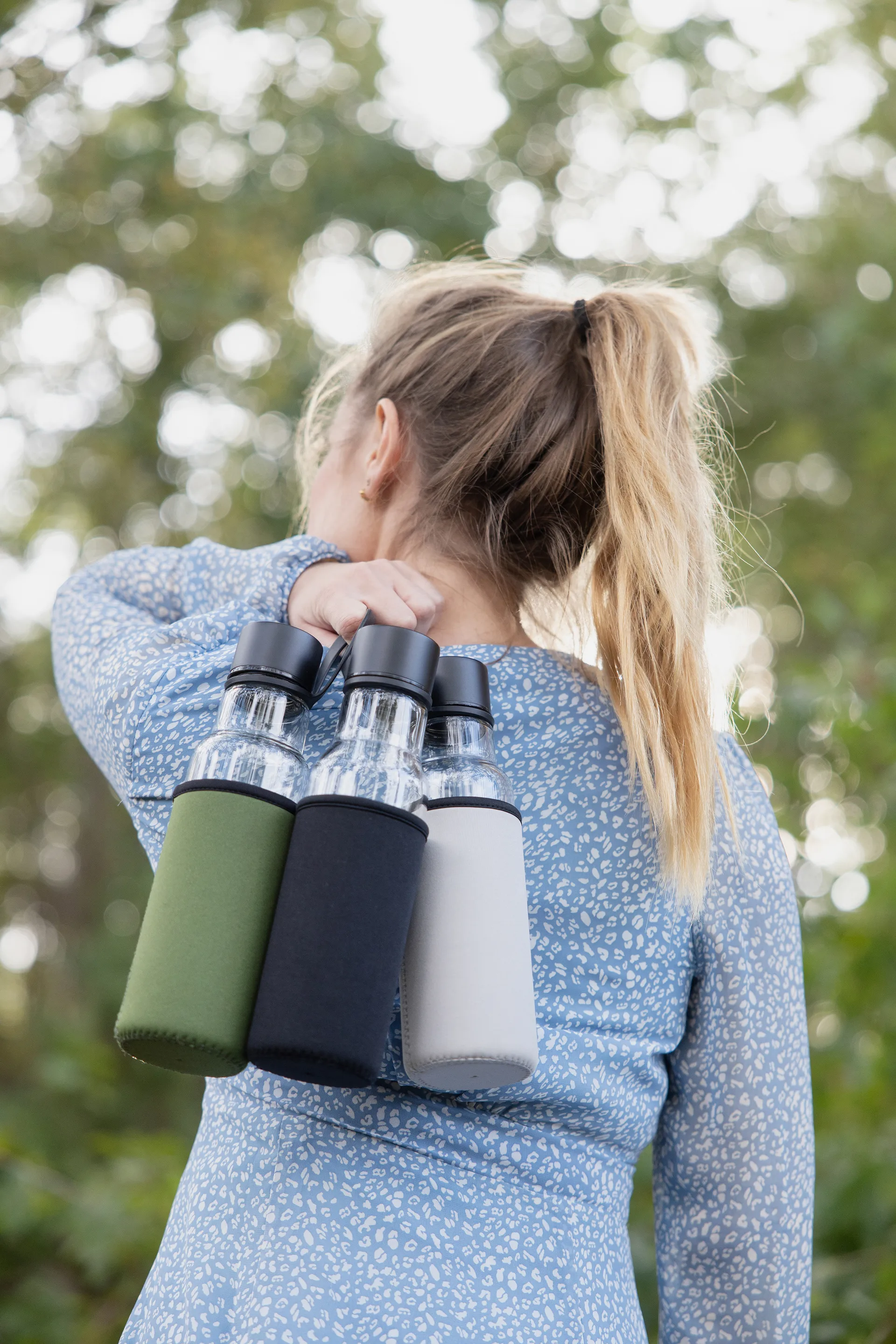 To Go Glasflasche 60cl, Schwarz Sagaform