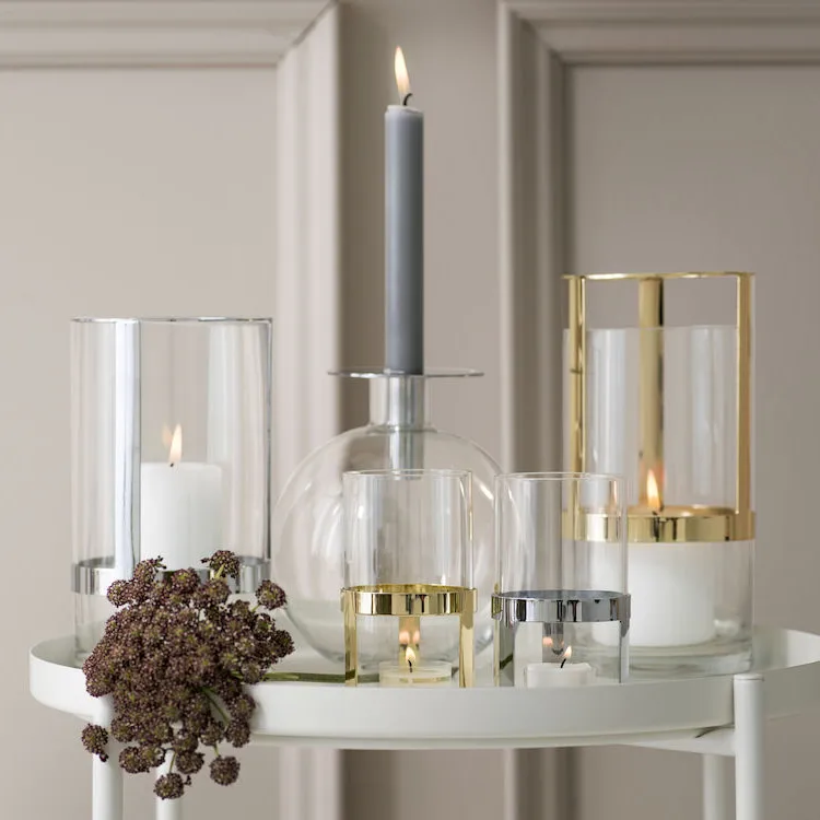 Top Vase, Silberfarben Sagaform