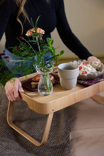 Ulli Decke 130x170 cm - Braun gestreift - Sagaform