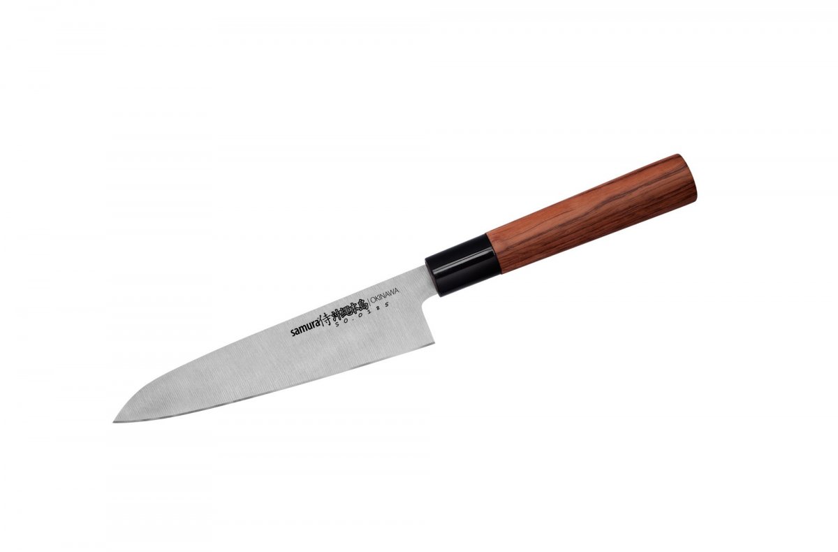 Samura OKINAWA Küchenmesser 17 cm Schwarz