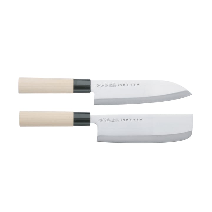 Satake Houcho Messer-Set santoku & nakiri - 2 Teile - Satake