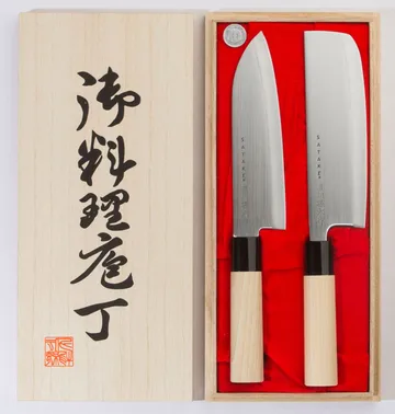 Satake Houcho Messer-Set santoku & nakiri - 2-teilig - Satake