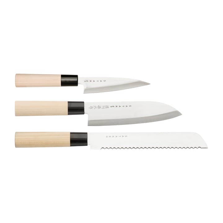 Satake Houcho Messerset 3 Teile - Hi Carbon Steel - Satake