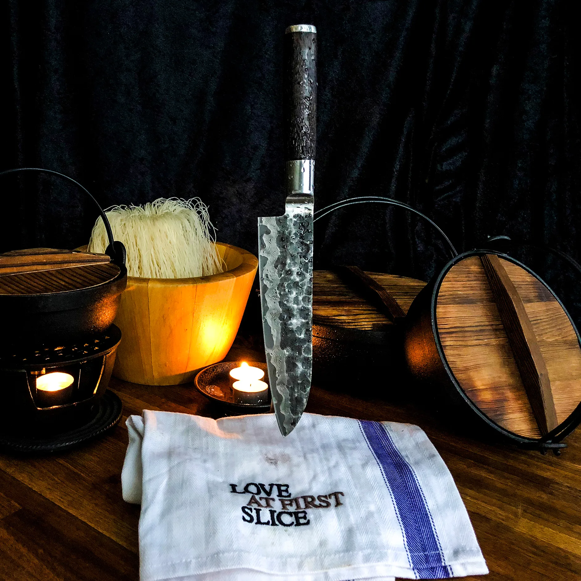 Satake Kuro santoku, 18cm Satake