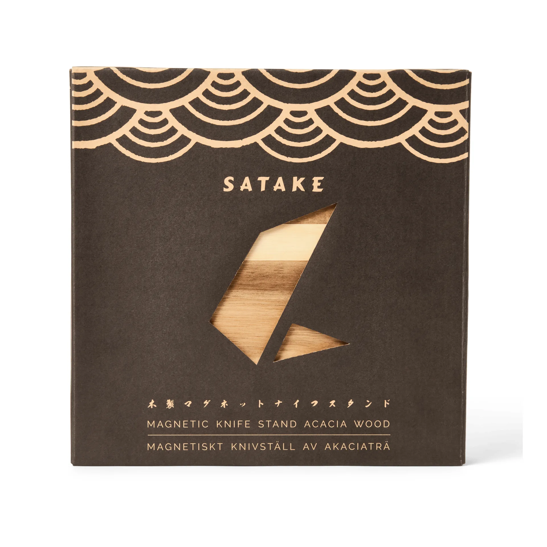 Satake Messerblock, Akazie, 19x25x24 cm Satake