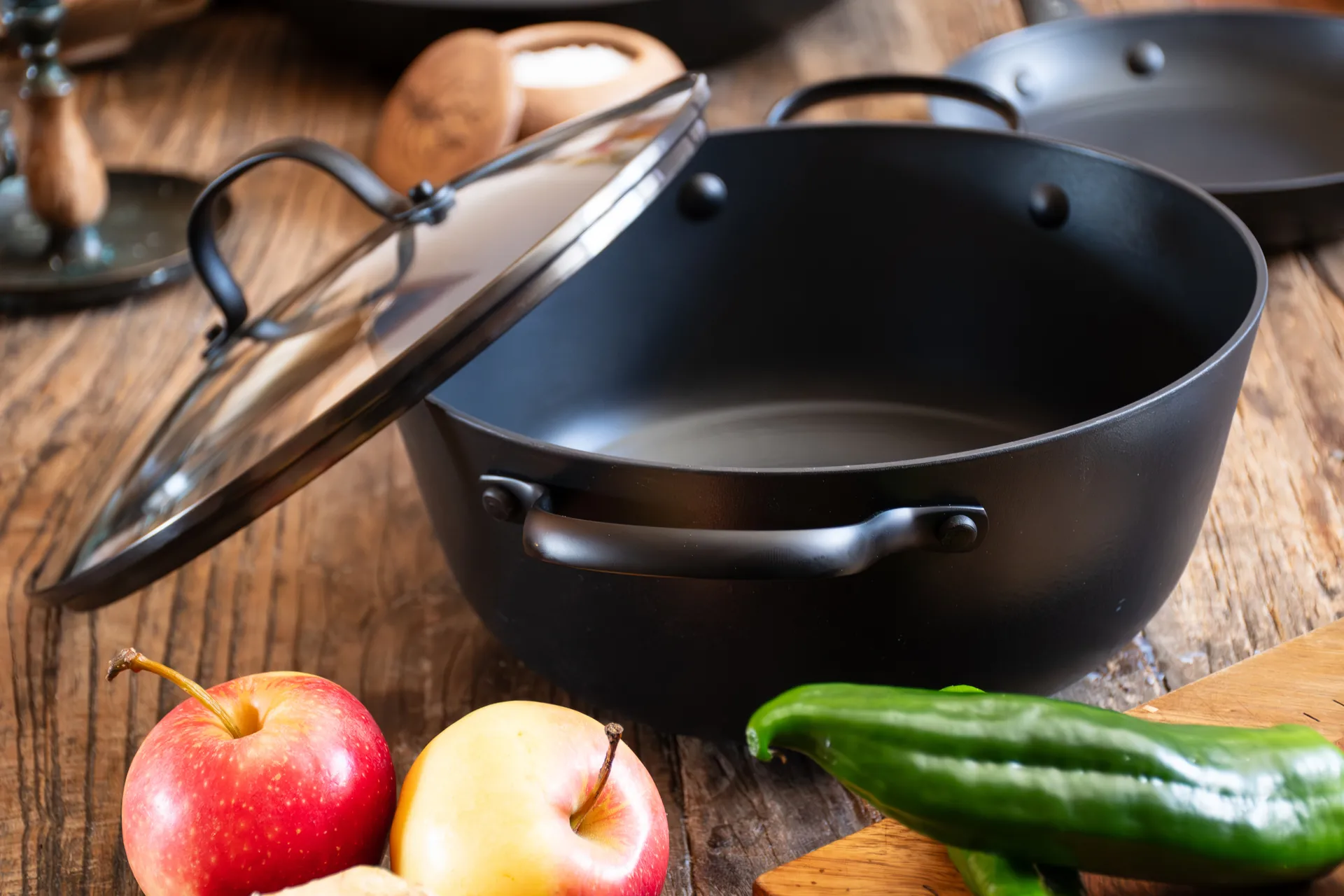 Satake Topf sautiert mit Glasdeckel 2 Teile, 4 L Satake