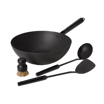 Satake Wok-Set Kohlenstoffstahl - 4 Teile - Satake
