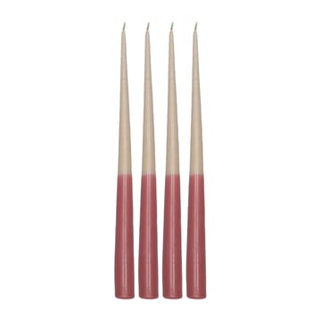 Affinity Spitzkerzen zweifarbig 4er-Pack 32 cm - Beige-red - Scandi Essentials