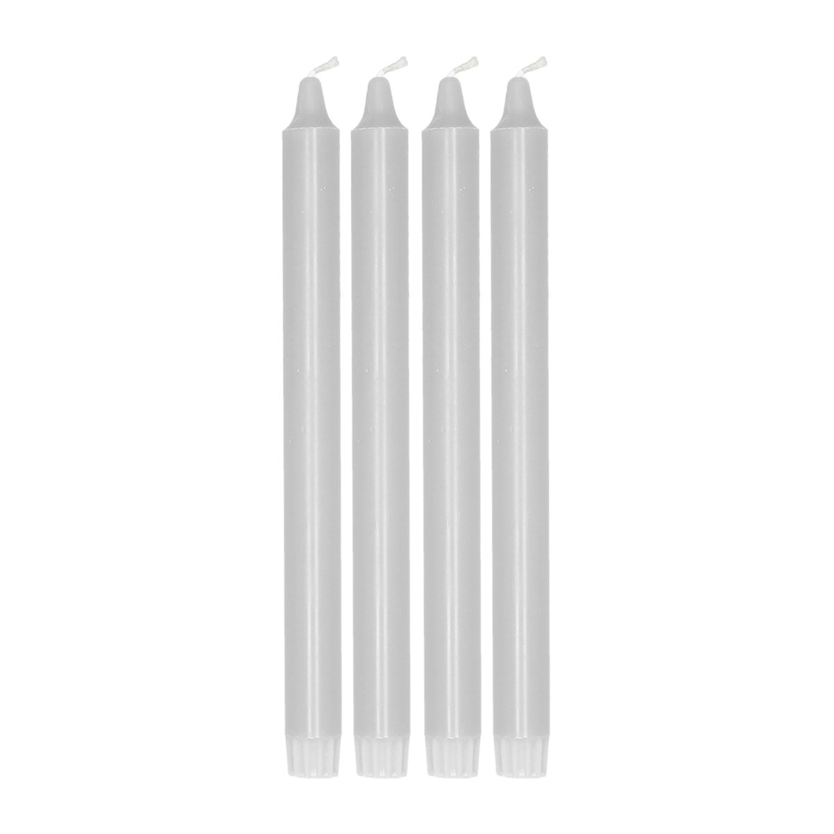 Scandi Essentials Ambiance Kerzen 4er-Pack 27 cm Icy Grey
