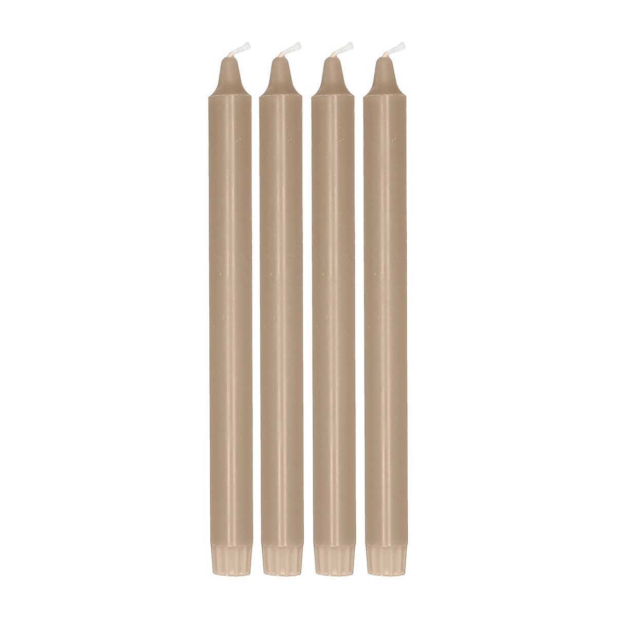 Scandi Essentials Ambiance Kerzen 4er-Pack 27 cm Sand
