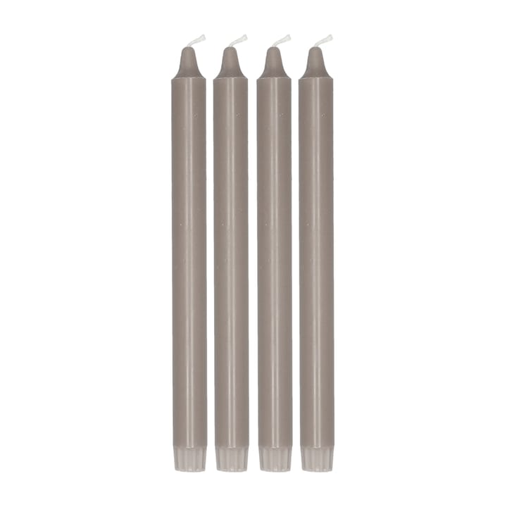 Ambiance Kerzen 4er-Pack 27 cm - Taupe - Scandi Essentials