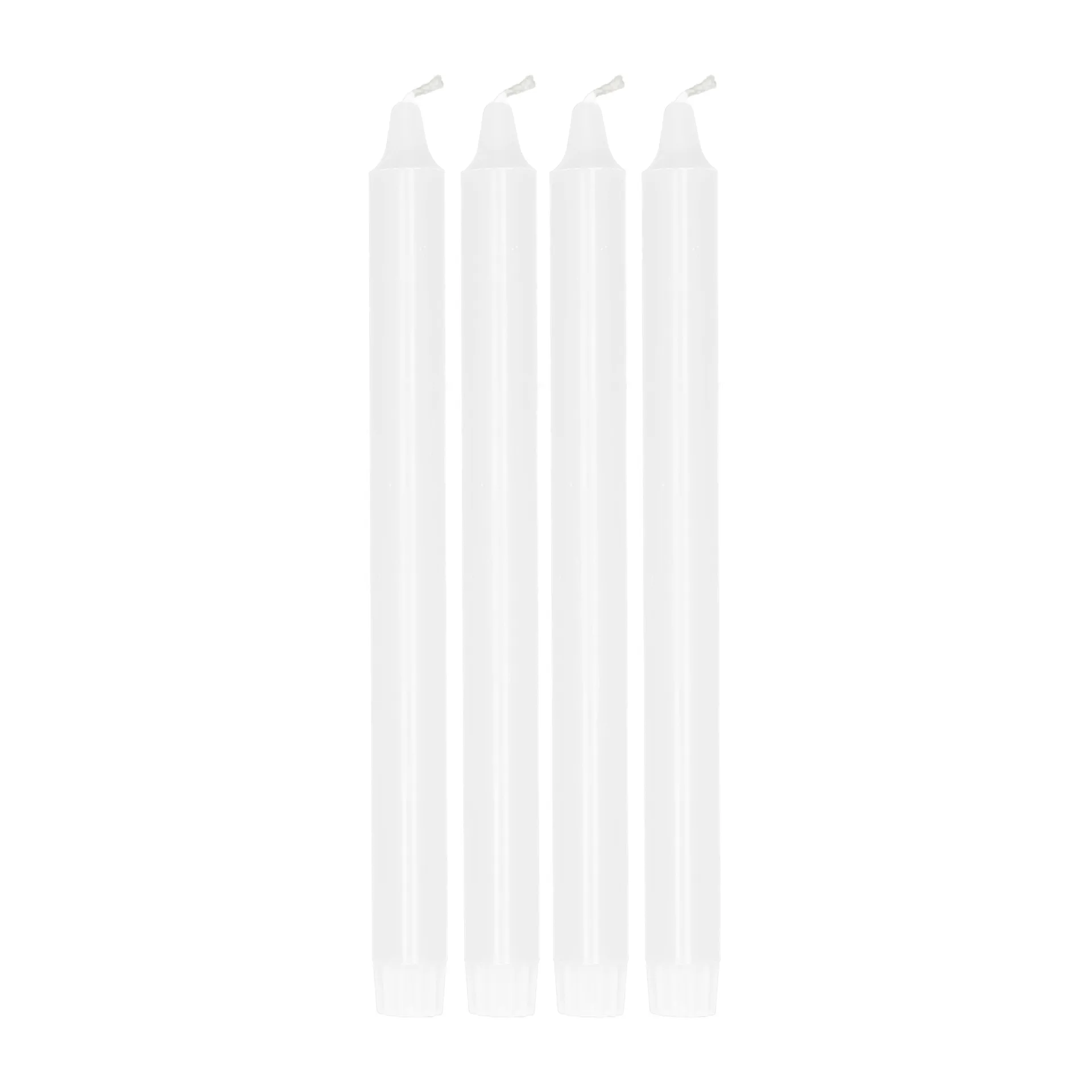 Ambiance Kerzen 4er-Pack 27 cm, White Scandi Essentials