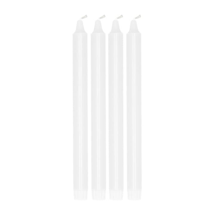 Ambiance Kerzen 4er-Pack 27 cm - White - Scandi Essentials
