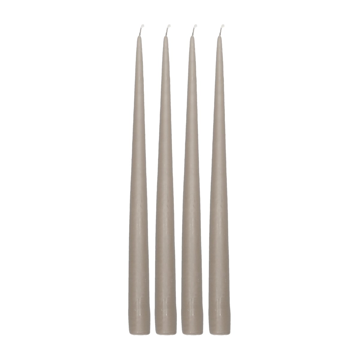 Scandi Essentials Atmosphere Kerzen 4er-Pack 32 cm Taupe