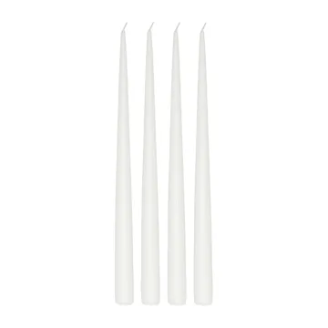 Atmosphere Kerzen 4er-Pack 32 cm - White - Scandi Essentials