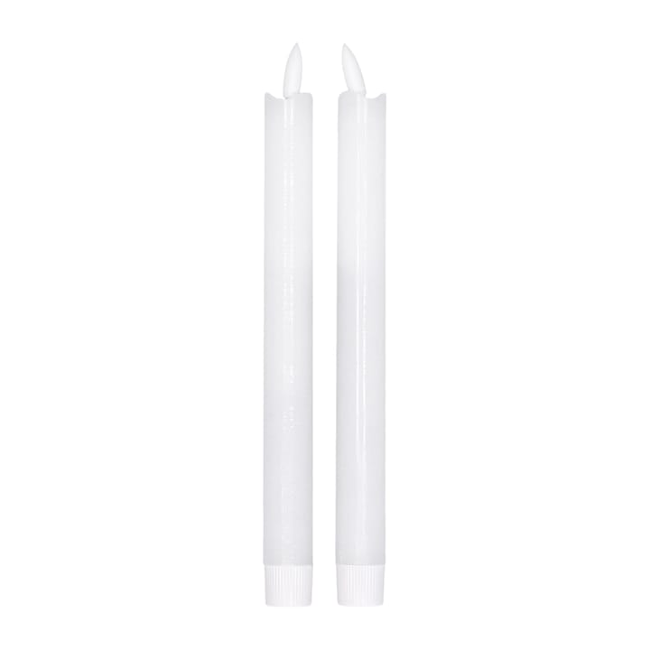 Bright LED-Kerze 25cm 2er Pack - Weiß - Scandi Essentials