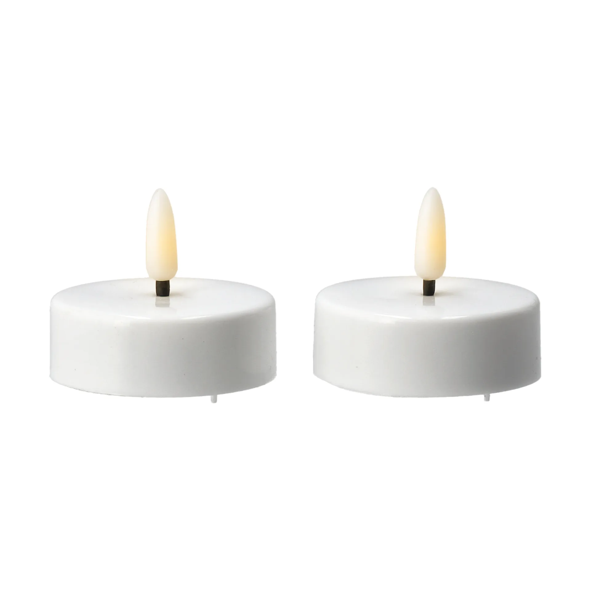 Bright Teelicht LED Ø5,8cm 2er Pack, White Scandi Essentials