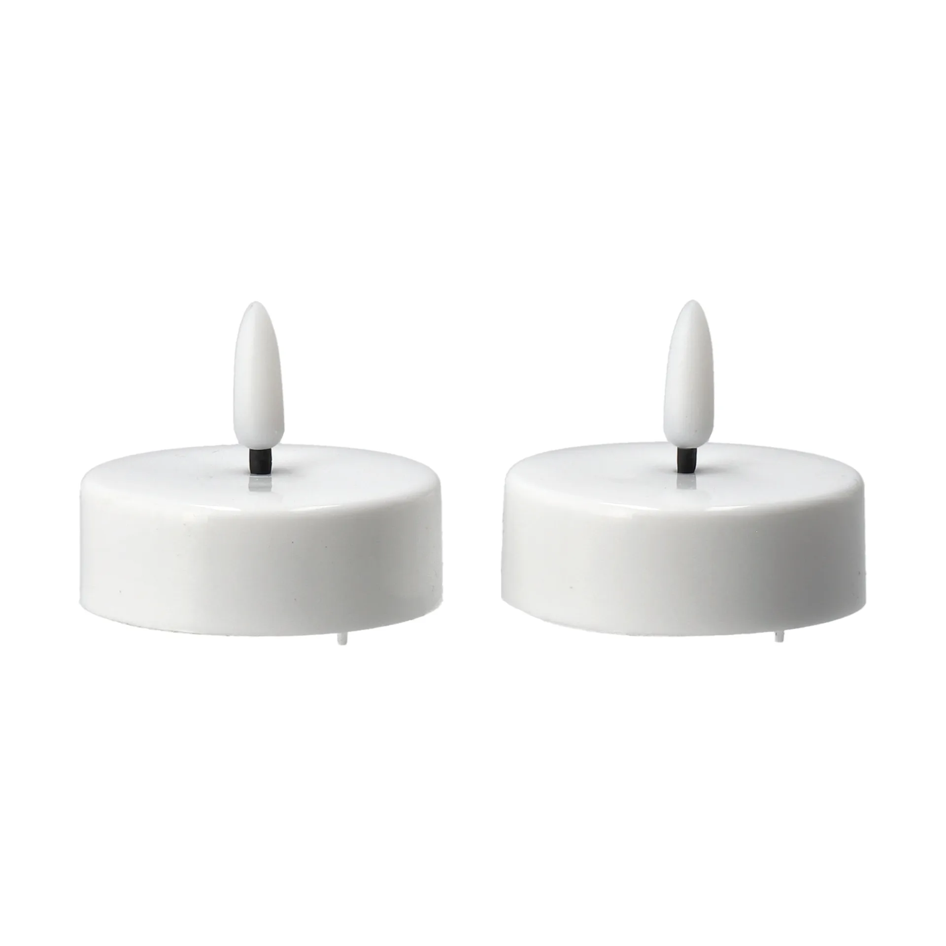 Bright Teelicht LED Ø5,8cm 2er Pack, White Scandi Essentials