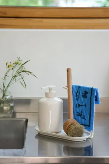 Daily Spültuch mit Muster - Blau, 3er-Pack - Scandi Essentials