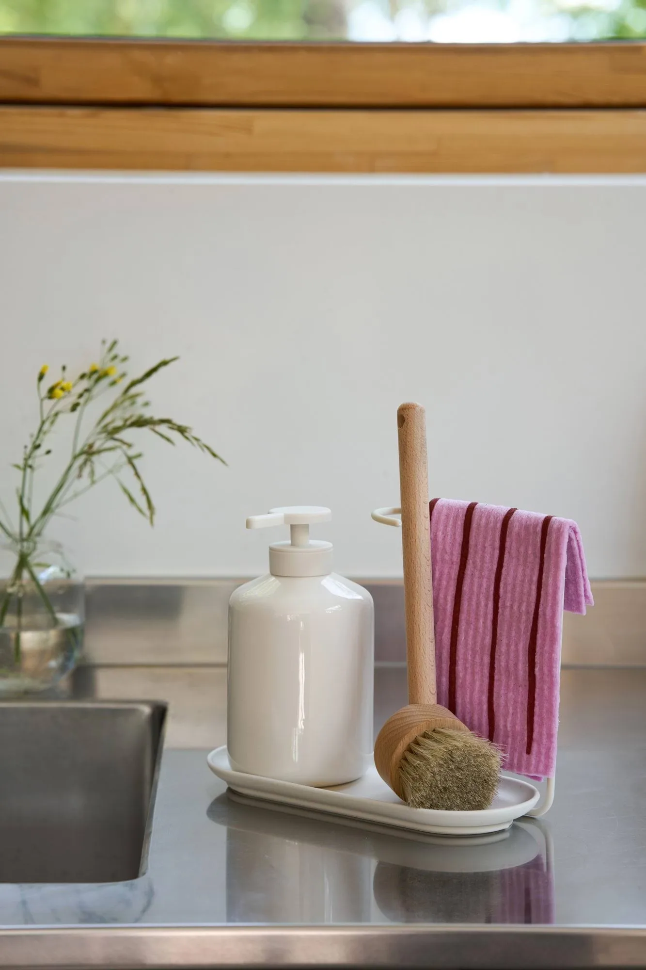 Daily Spültuch mit Muster, Rosa, 3er-Pack Scandi Essentials