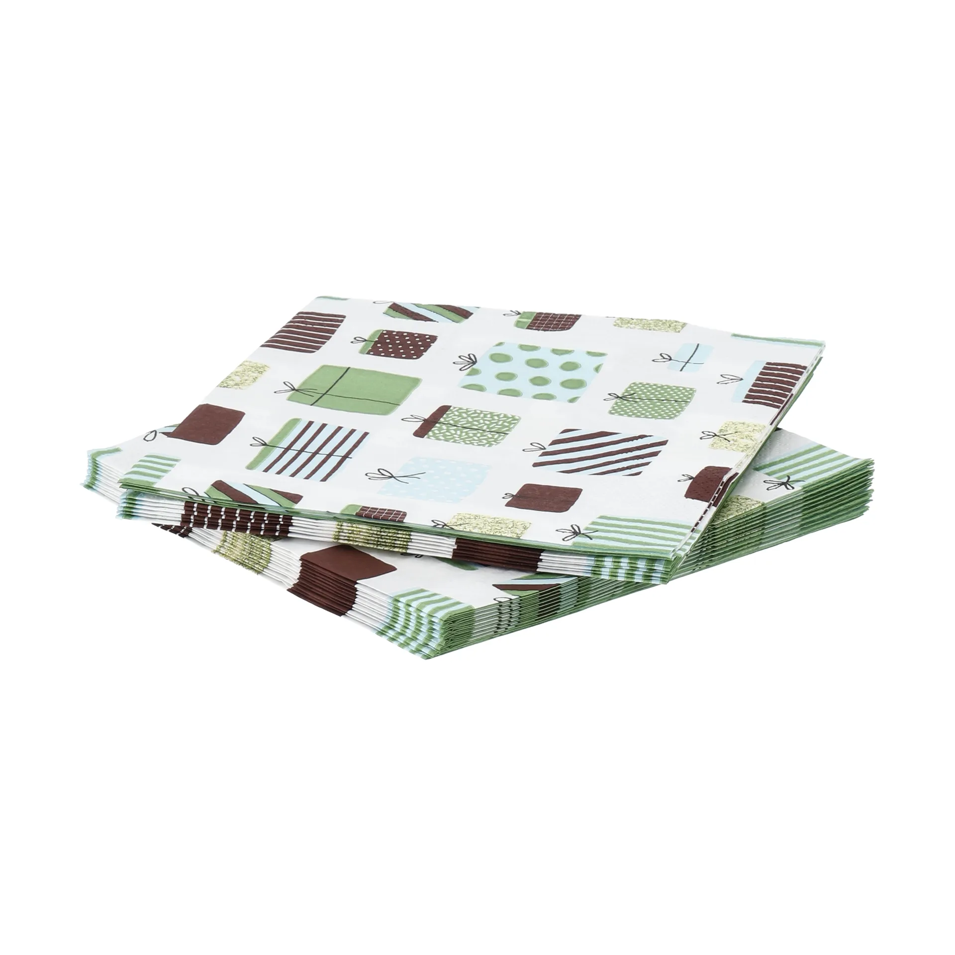 Geschenk-Papierserviette, Multi, 20er-Pack, 33x33 cm Scandi Essentials
