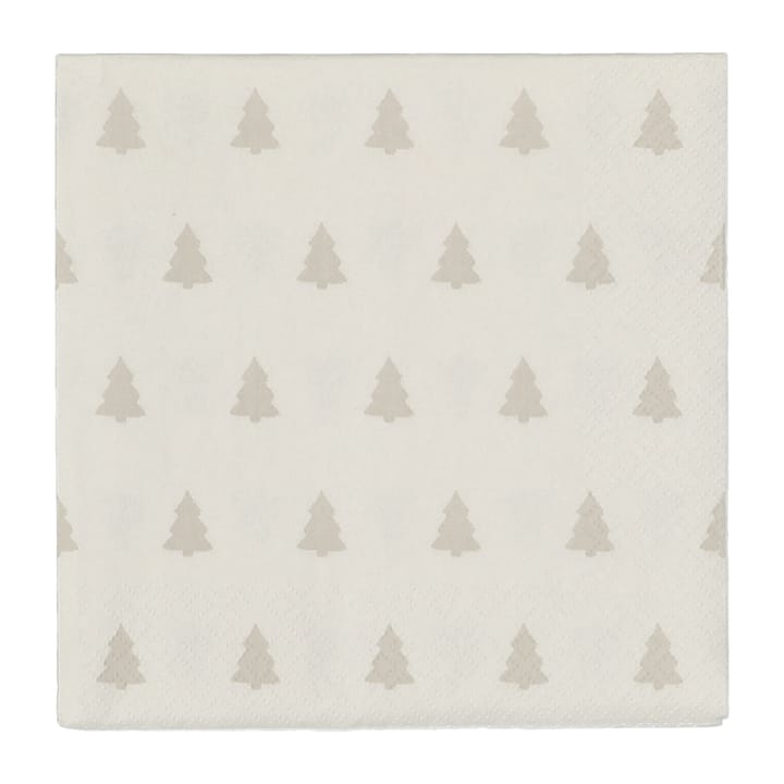Linen Trees Serviette 33 x 33 cm 20er-Pack - Sand - Scandi Essentials