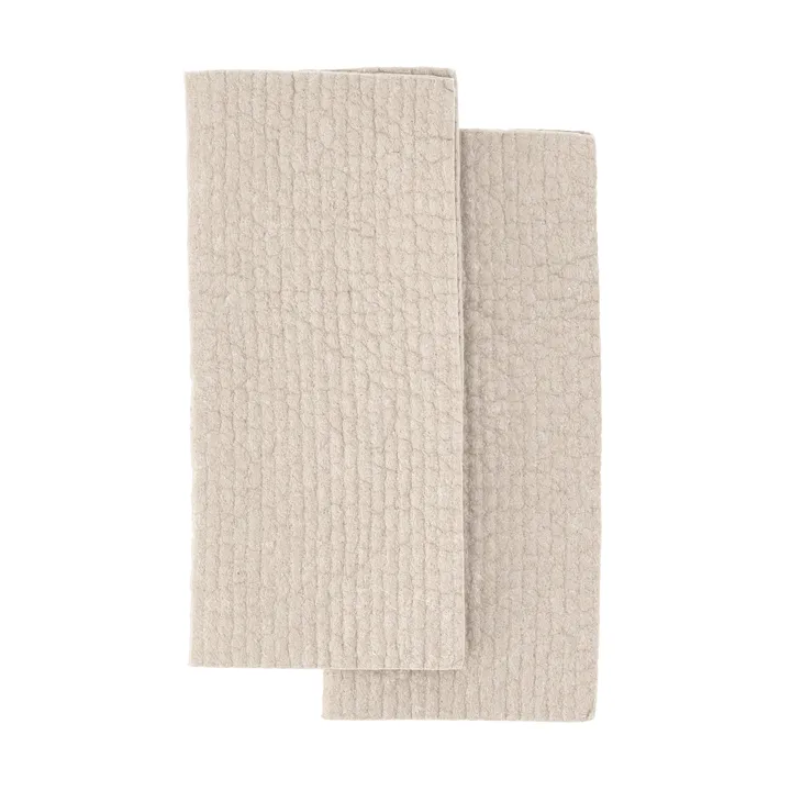 Rinse Spültuch - Beige, 2-teiliges Set - Scandi Essentials