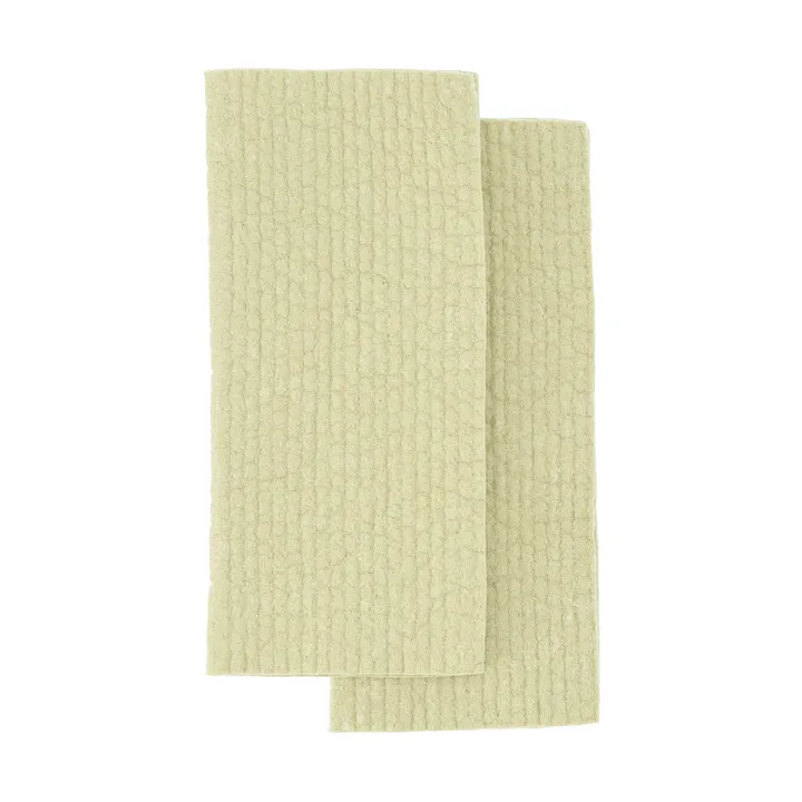 Rinse Spültuch - Salbeigrün, 2-teilig - Scandi Essentials