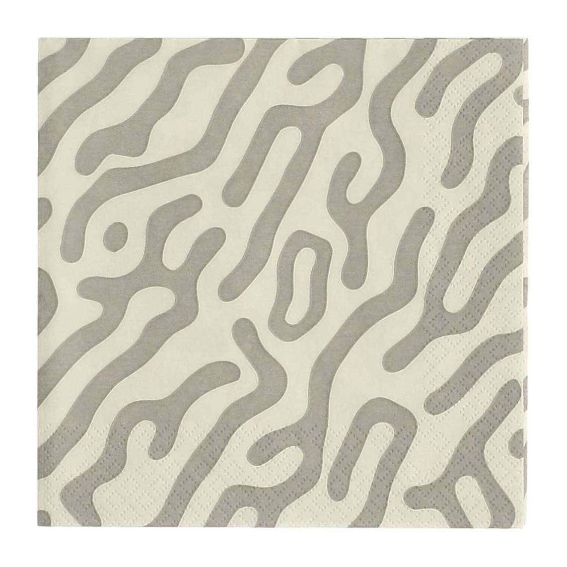 Scandi Essentials Trace Serviette 33 x 33 cm 20er-Pack Taupe-Sand
