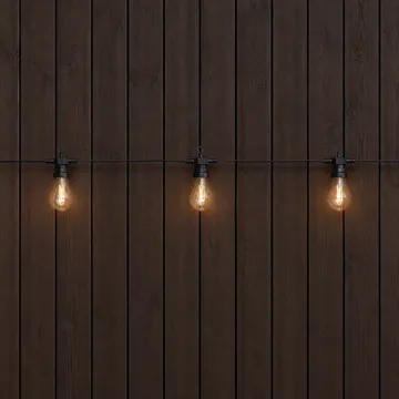 Wisp Lichterkette schwarz - 855 cm, 20 Lichter - Scandi Essentials