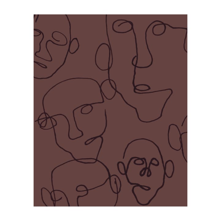 Audience Poster braun, 40 x 50cm Scandi Living