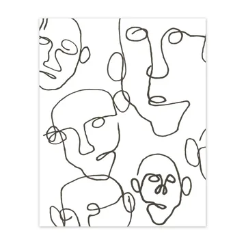 Audience Poster schwarz - 40 x 50cm - Scandi Living